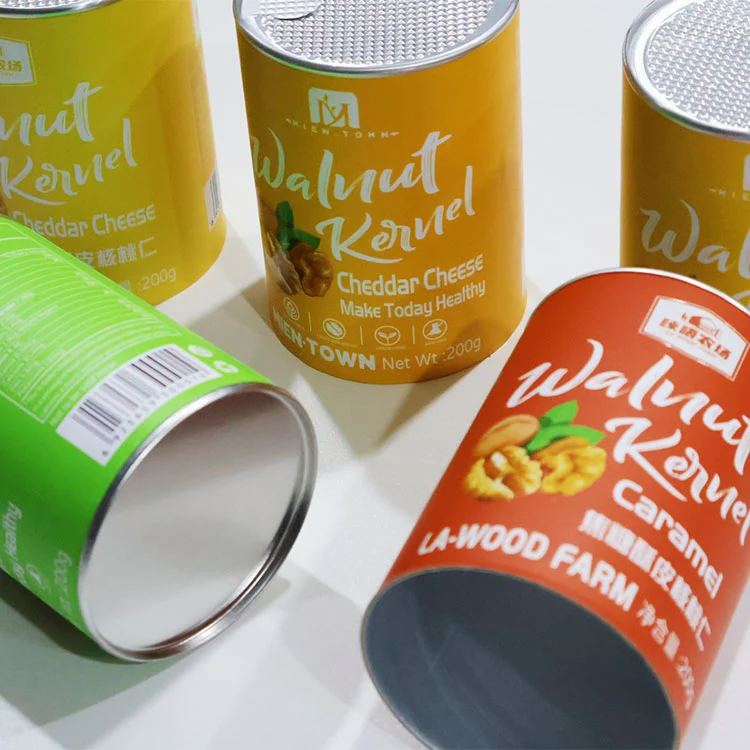 Kanister papierowy wyłożony folią aluminiową